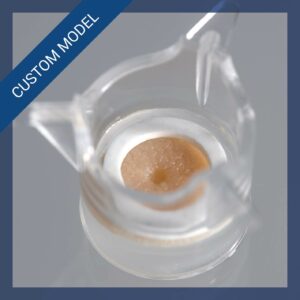 Custom WoundSkin 8 mm - ex vivo live human skin model with a circular wound